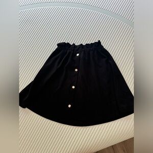 Skirt black buttons